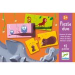 Puzzle duo Mama si puiul, Djeco - imagine 2