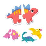 Puzzle duo Micii Dinozauri, Djeco - imagine 2