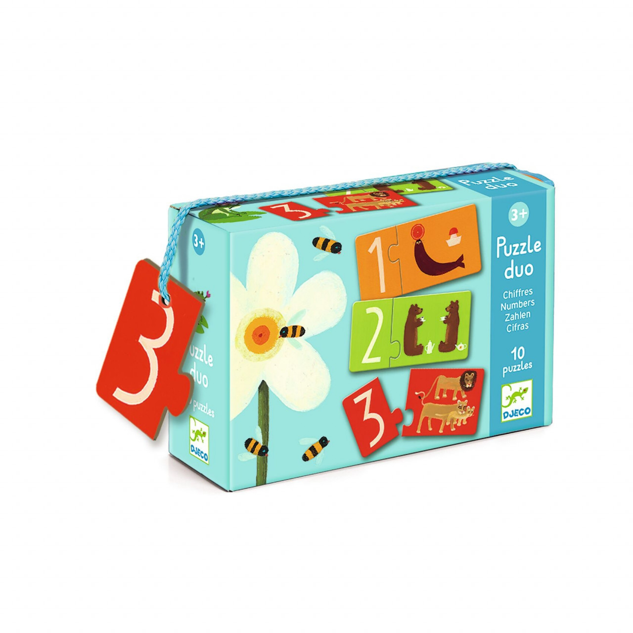 puzzle-duo-numere-djeco1702 Puzzle duo Numere, Djeco - imagine 1