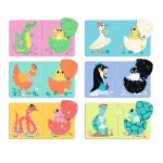 Puzzle duo Puiul din ou, Djeco - imagine 3