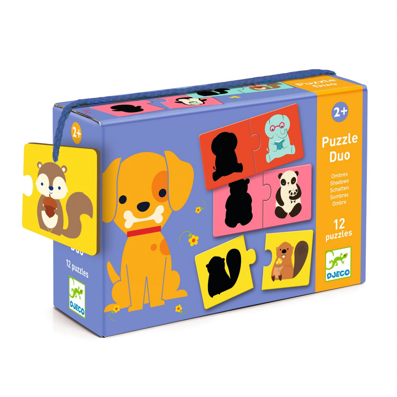 puzzle-duo-siluete-djeco11648 Puzzle duo Siluete, Djeco - imagine 1
