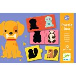Puzzle duo Siluete, Djeco - imagine 3