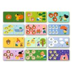 Puzzle duo tactil Primele numere, Djeco - imagine 4
