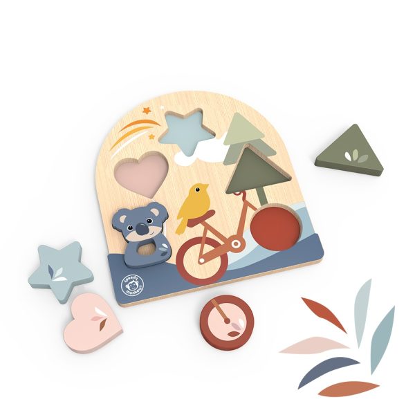 Puzzle educativ din lemn, Speedy Monkey