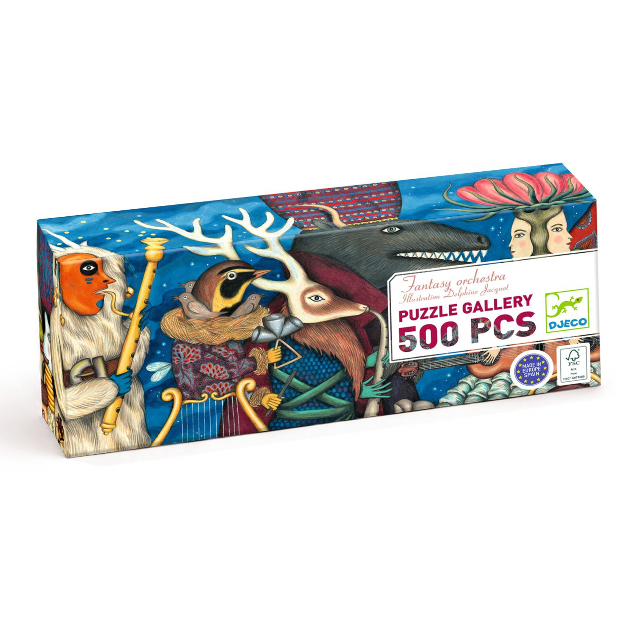 puzzle-galerie-orchestra-fantastica-djeco12836 Puzzle galerie Orchestra fantastica, Djeco - imagine 1