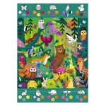 Puzzle gigant Aventuri in padure, Djeco - imagine 3