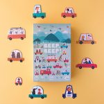 Puzzle gigant Beep Beep! Londji - imagine 4
