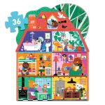 Puzzle gigant Casa micilor prieteni, Djeco - imagine 5