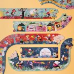 Puzzle gigant Drumul lung cu bicicleta, Londji - imagine 3