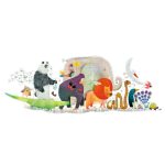 Puzzle gigant Parada animalelor, Djeco - imagine 3