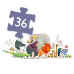Puzzle gigant Parada animalelor, Djeco - imagine 5