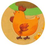 Puzzle gigant tactil Ferma, Djeco - imagine 3