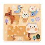 Puzzle lemn animale simpatice, Djeco - imagine 3