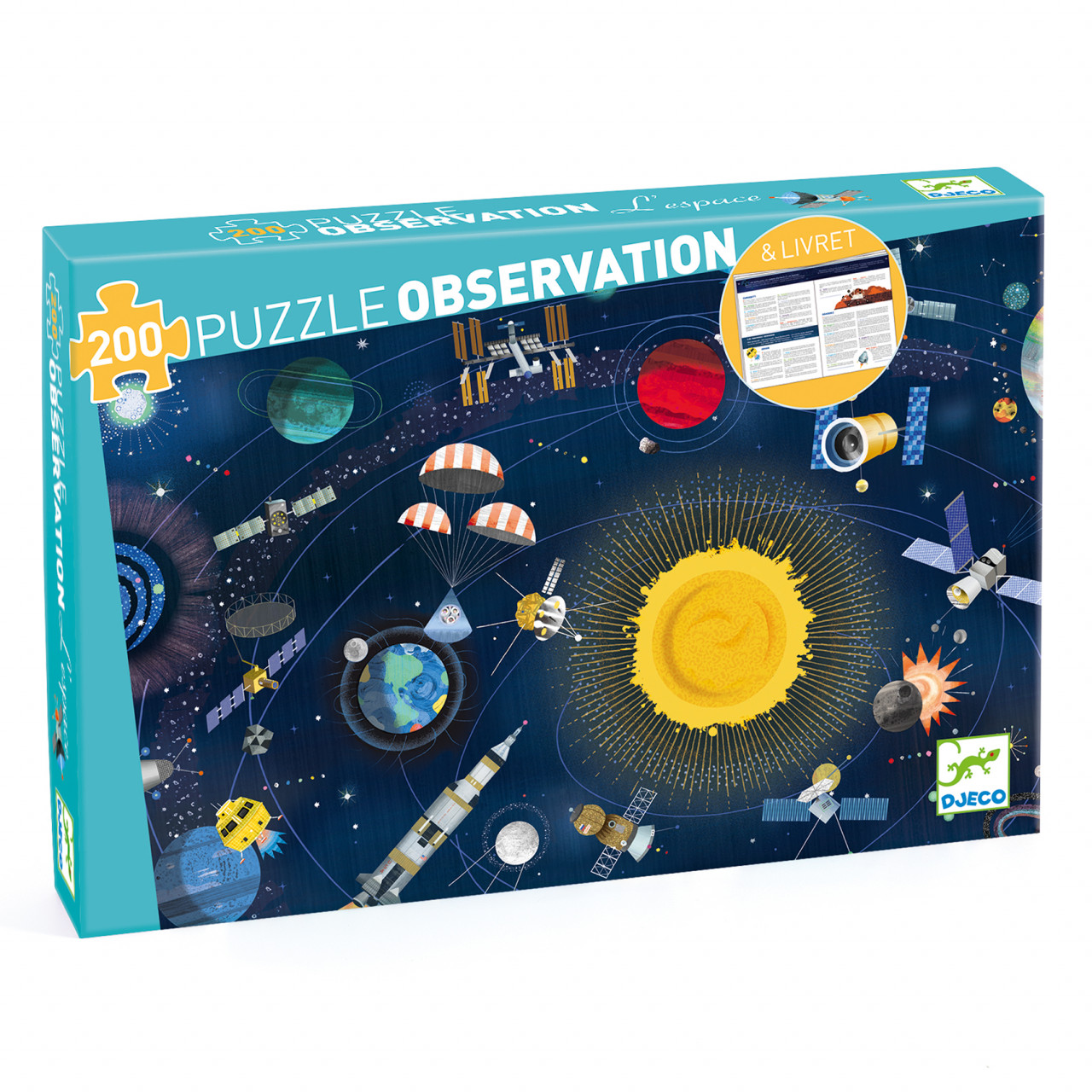 puzzle-observatie-cosmos-djeco10120 Puzzle observatie Cosmos, Djeco - imagine 1