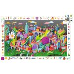 Puzzle observatie Nebunia din oras, Djeco - imagine 4