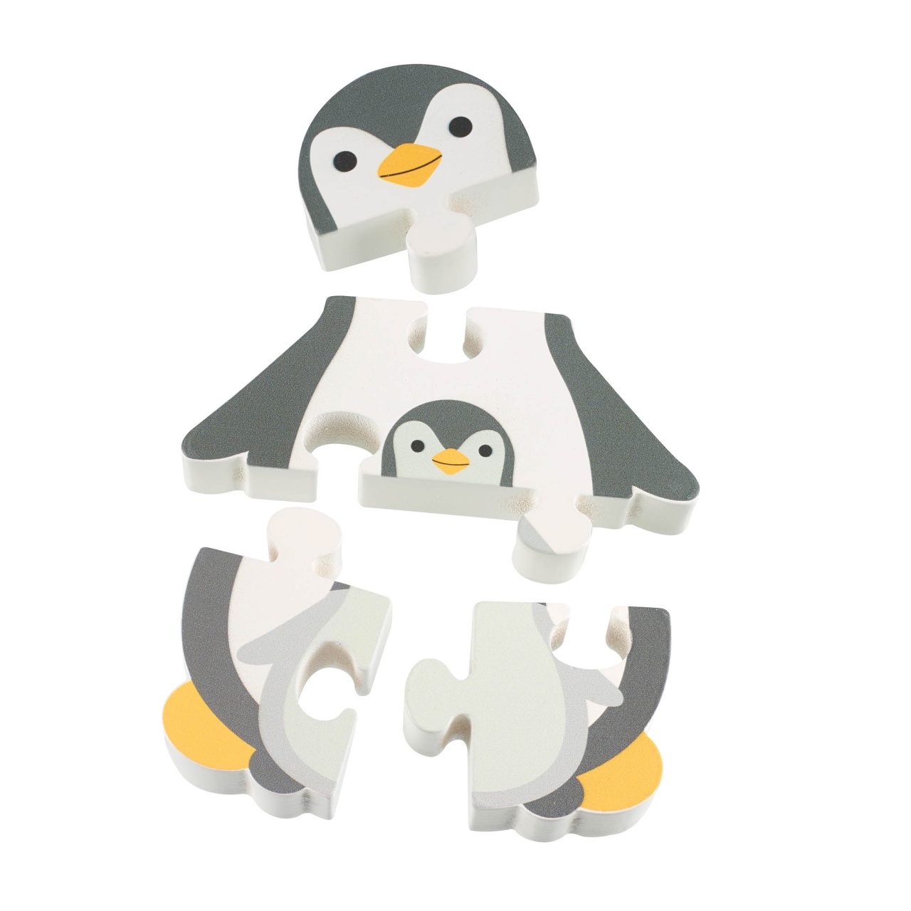 puzzle-pinguin-din-lemn-orange-tree-toys19517 Puzzle Pinguin din lemn, Orange Tree Toys - imagine 1