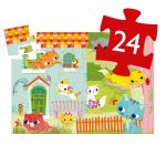 Puzzle Pisici jucause, Djeco - imagine 5