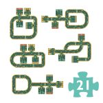Puzzle Pop to play Drumuri, Djeco - imagine 3