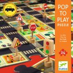 Puzzle Pop to play Orasul, Djeco - imagine 2