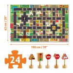 Puzzle Pop to play Orasul, Djeco - imagine 4