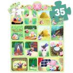 Puzzle poveste Cei trei purcelusi, Djeco - imagine 5