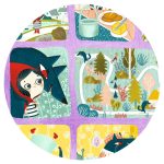 Puzzle poveste Scufita Rosie, Djeco - imagine 3
