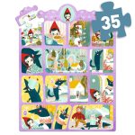 Puzzle poveste Scufita Rosie, Djeco - imagine 4