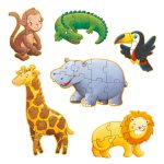 Puzzle progresiv Animale salbatice, Djeco - imagine 3