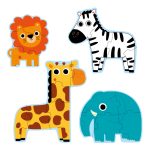 Puzzle progresiv Jungla, Djeco - imagine 2