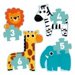 Puzzle progresiv Jungla, Djeco - imagine 3