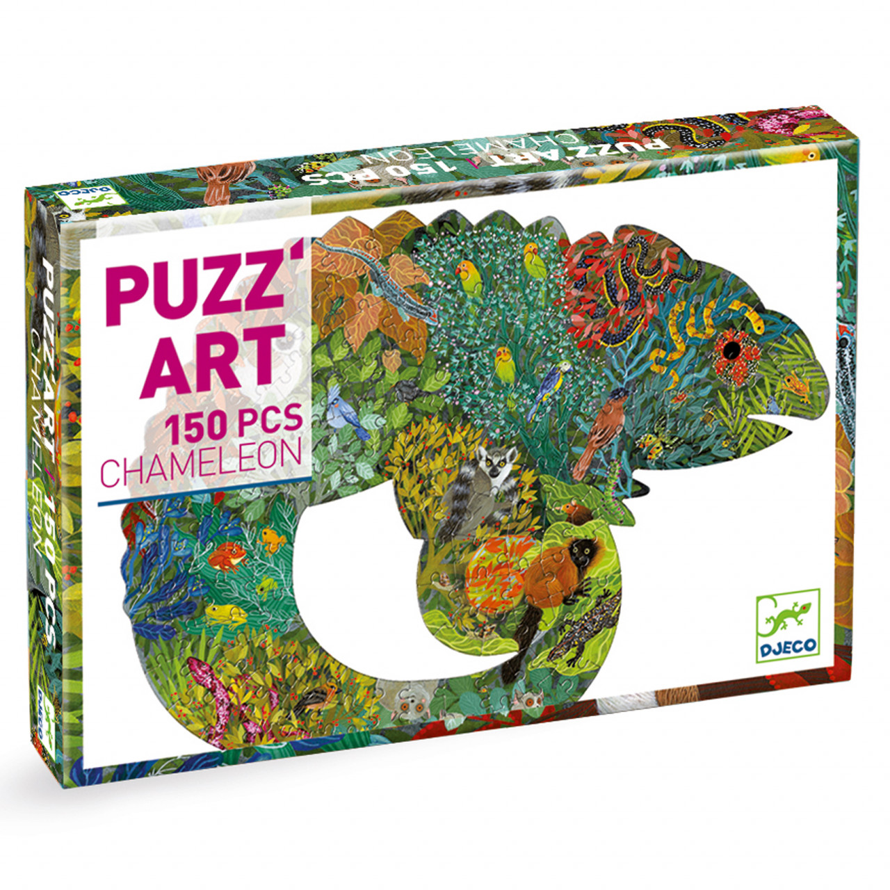 puzzle-puzz-art-cameleon-djeco4894 Puzzle Puzz'Art Cameleon, Djeco - imagine 1