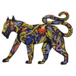 Puzzle Puzz'Art Pantera neagra, Djeco - imagine 4