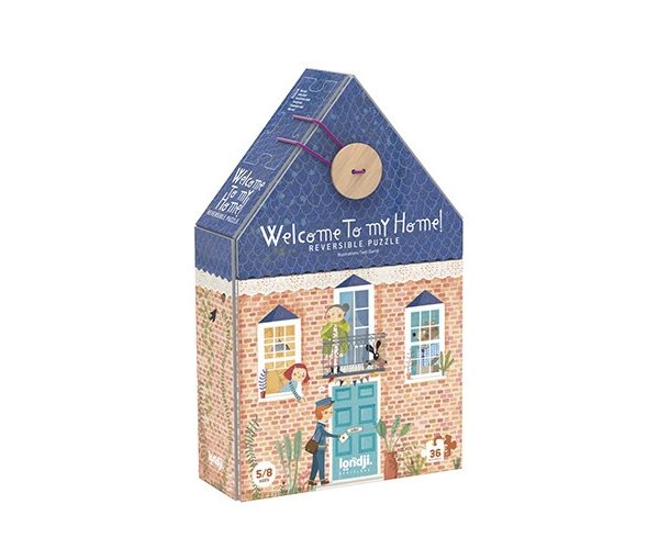 Puzzle reversibil Bun venit acasa, Londji