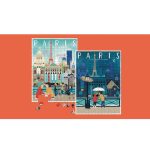 Puzzle reversibil Paris - orasul luminilor, Londji - imagine 4