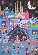 Puzzle reversibil Zi si noapte in Barcelona, Londji - imagine 2