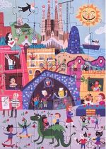 Puzzle reversibil Zi si noapte in Barcelona, Londji - imagine 3