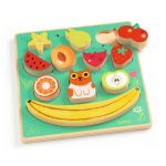 Puzzle si joc de echilibru Fructe, Djeco - imagine 4