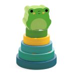 Puzzle si joc din lemn de stivuit, Djeco - imagine 2