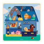 Puzzle straturi Animale de la ferma, Djeco - imagine 5