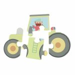 Puzzle tractor din lemn, Orange Tree Toys - imagine 2