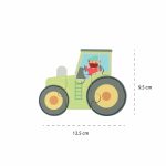 Puzzle tractor din lemn, Orange Tree Toys - imagine 3