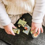 Puzzle tractor din lemn, Orange Tree Toys - imagine 4
