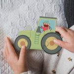 Puzzle tractor din lemn, Orange Tree Toys - imagine 5