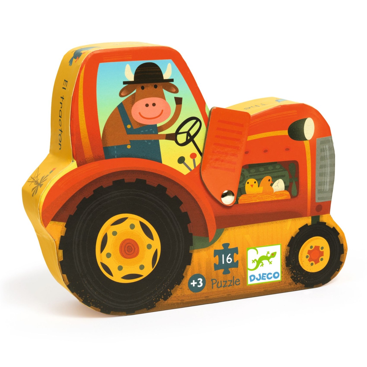 puzzle-tractor-djeco20972 Puzzle Tractor, Djeco - imagine 1