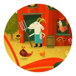 Puzzle Tractor, Djeco - imagine 2