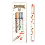 Set 4 markere cu sclipici Tinou, Djeco - imagine 3