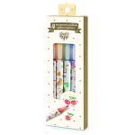 Set 4 markere cu sclipici Tinou, Djeco
