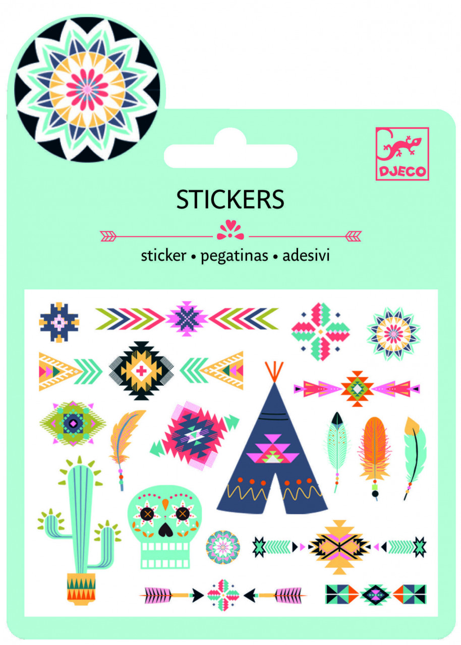 set-abtibilduri-western-djeco2633 Set abtibilduri Western, Djeco - imagine 1