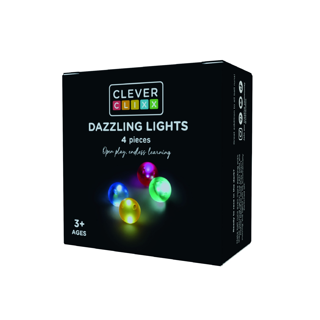 set-bile-luminoase-dazzling-lights-4-piese-cleverclixx20614 Set Bile Luminoase, Dazzling Lights 4 piese, Cleverclixx - imagine 1