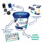 Set Clics de construit vehicule de politie 8 in 1 - imagine 3